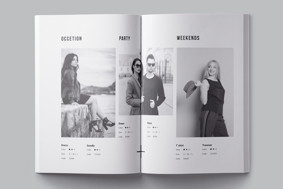 Fashion Lookbook Template, Canva, a Brochure Template by DesVert (Photo 5 of 10)