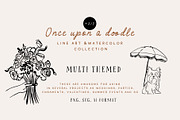 Whimsical doodle Line art svg vector, a Decorative Illustration by Grace Noboa Illustrations (Thumbnail 17 of 19)