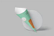 Paper Cone Packaging Mockups, a Packaging Mockup by megostudi0 (Thumbnail 4 of 7)