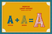 Morucas – Mexican Engraving Font, a Serif Font by Drizy (Thumbnail 4 of 10)