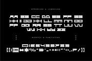 Arox - Futuristic Display Font, a Sans Serif Font by Typeagle (Thumbnail 2 of 8)