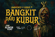 Kliwon Scary Font, a Serif Font by Fontcamp Type Foundry (Thumbnail 7 of 13)