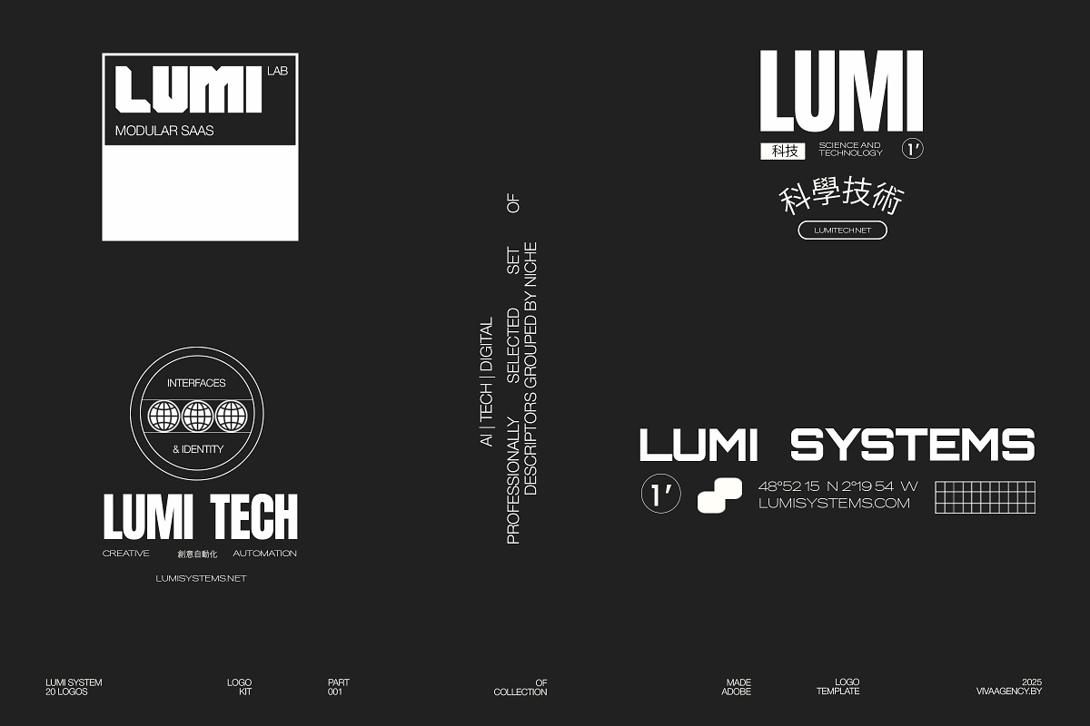 20 Logo Kit | LUMI Collection, a Branding & Logo Template by Viva Agency (Photo 9 of 15)
