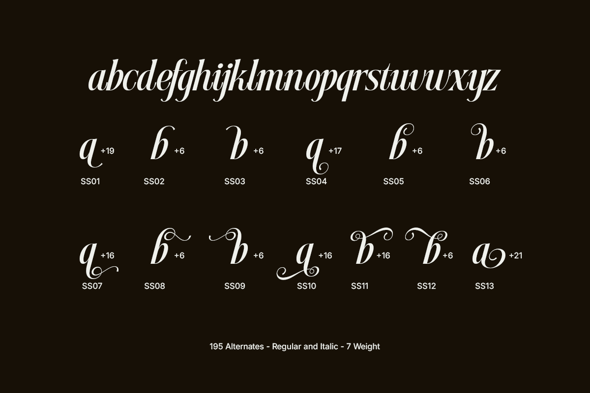 Dh Nottera Elegance - 7 Fashion Font, a Serif Font by Dharmas Foundry (Photo 15 of 17)