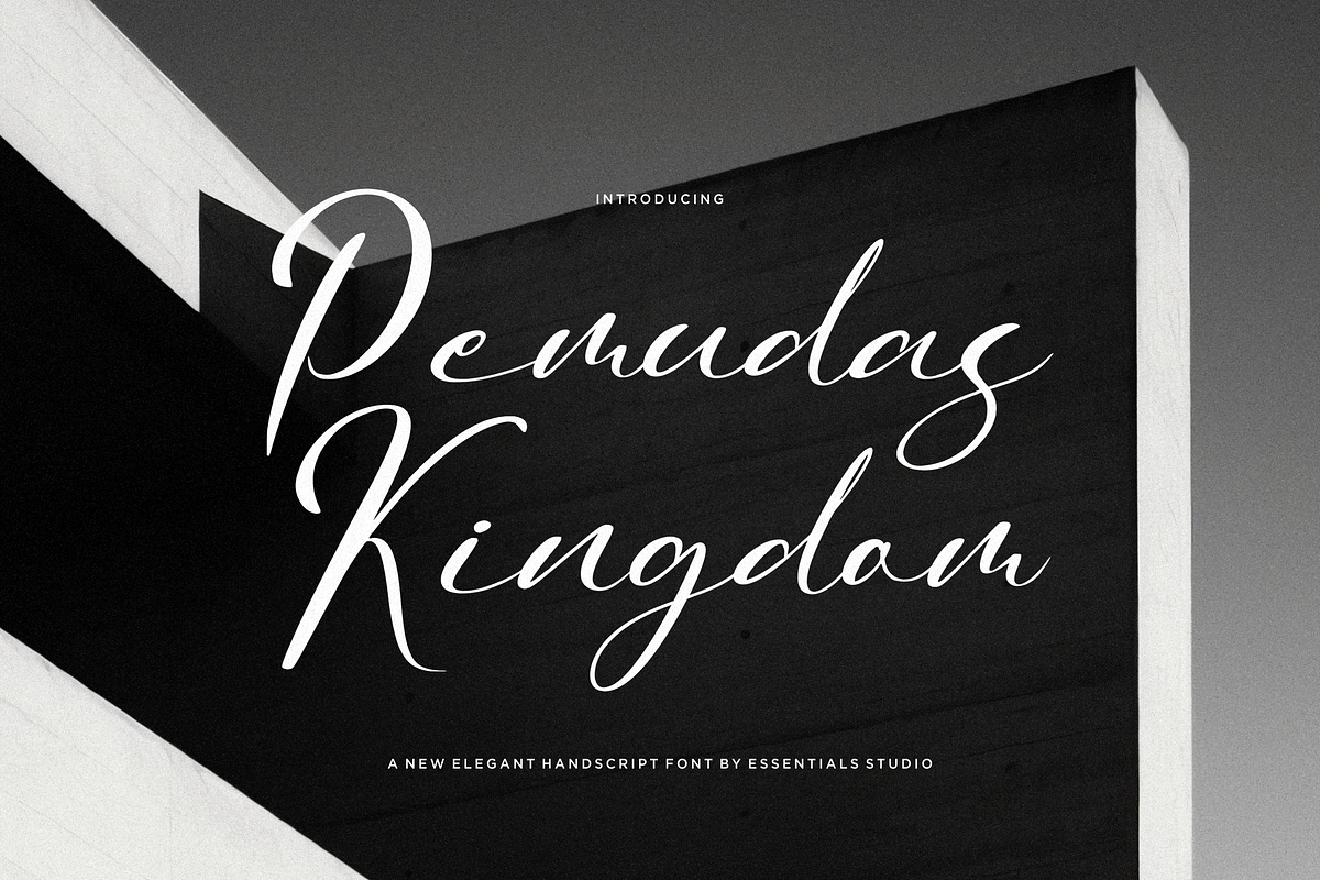 Pemudas Kingdom, a Font by Essentials Studio (Photo 1 of 7)