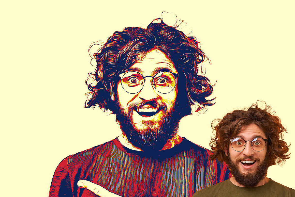 Vector Illustration Photo Effect, a Brushes & More by INTENTFX (Photo 12 of 31)
