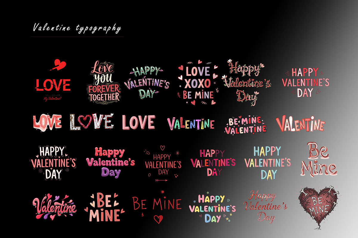 Strange & Weird Valentine Bundle, an Object Graphic by Shahjahangdb1 (Photo 8 of 17)