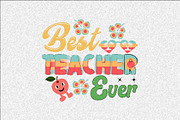 Teacher Summer Sublimation Design Bu, a Work Illustration by SVGArt (Thumbnail 3 of 7)