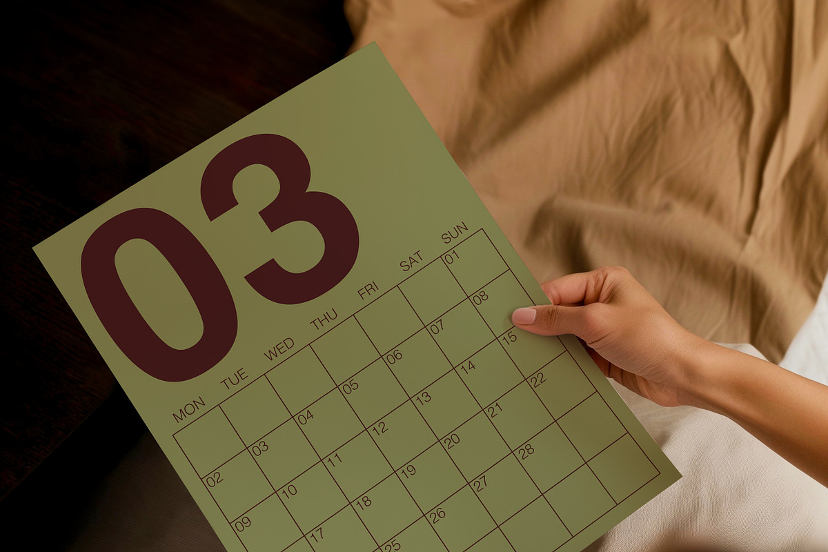 2026 Calendar, a Print Template by StudioClub (Photo 4 of 5)