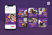 Pet Care Instagram Post, a Social Media Template by CavenArt (Thumbnail 3 of 5)