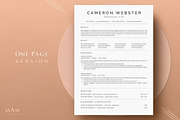 Modern ATS Resume Template, a Resume Template by MAM Design (Thumbnail 2 of 10)