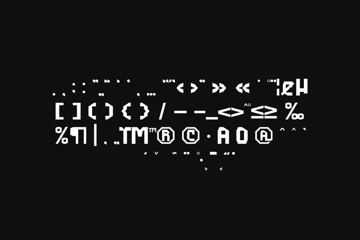 Vorgent - Techno Font, a Sans Serif Font by Iqsiart Studio (Photo 6 of 9)