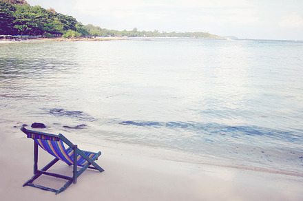 Deck Chair On The Beach For Three preview 6