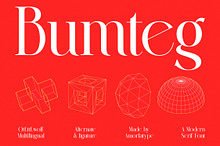 Bumteg A Modern Serif Font