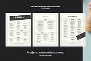 Restaurant Menu, a Brochure Template by BigWeek (Thumbnail 2 of 4)