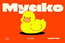 Myako - Bold Inktrap Font