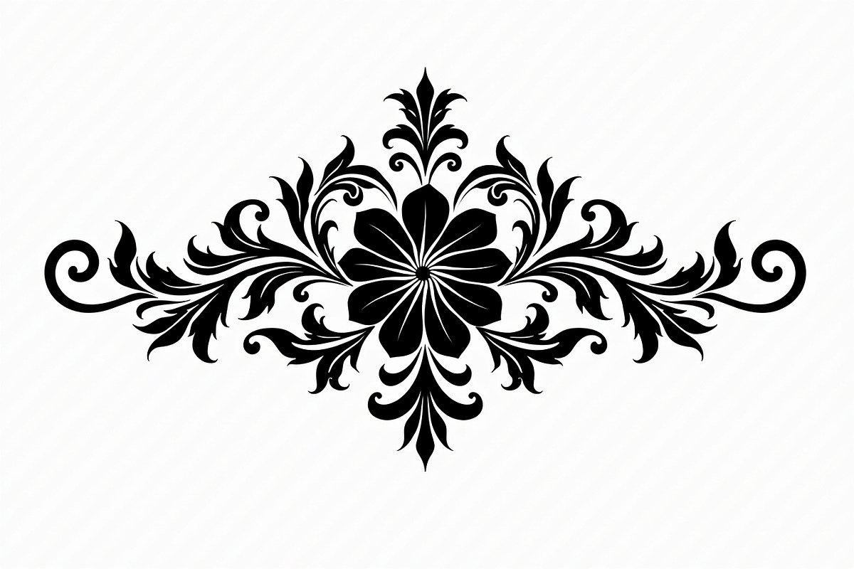 Elegant Floral Ornament Set, an Illustration by BIPLOB EXPERT (Photo 11 of 21)