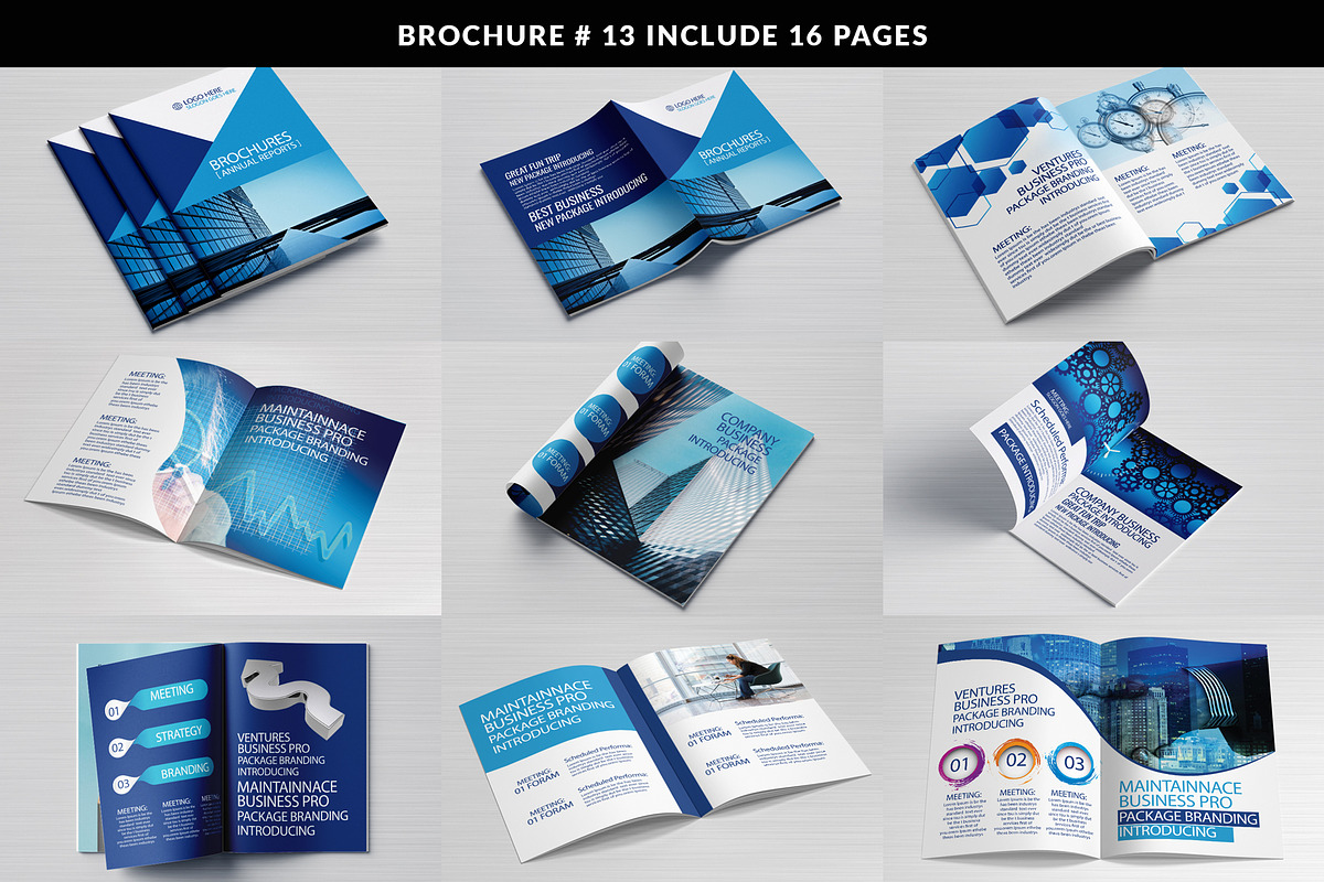 Business Bifold Bundle 20 Template, a Brochure Template by Psd Templates (Photo 14 of 21)
