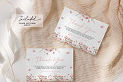 Floral Baby Shower Thank You Card, an Invitation Template by Digital_Mind (Thumbnail 2 of 6)