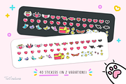 Cat in Love | Clipart & Patterns, an Animal Illustration by TaniCreatures (Thumbnail 5 of 9)
