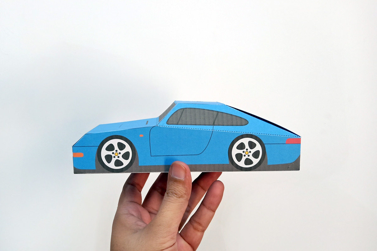 DIY Porsche favor - 3d papercraft, a Templates & Theme by PAPER amaze (Photo 3 of 10)