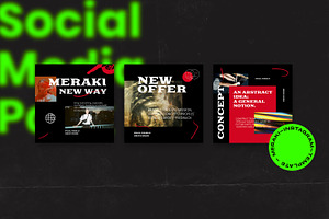 MERAKI - Social Media Brand Pack