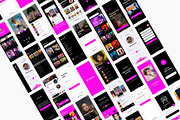 Music & Podcast Mobile UI Kit, an UI Kit Template by flr.24 (Thumbnail 2 of 2)