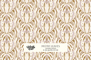 Motif Leaves Wallpaper, a Wallpaper Graphic by Bloomart Studio (Thumbnail 1 of 7)