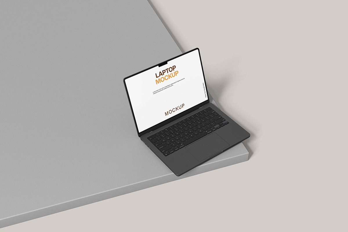 Laptop Mockup, a Product Mockup by MrLetters (Photo 3 of 5)