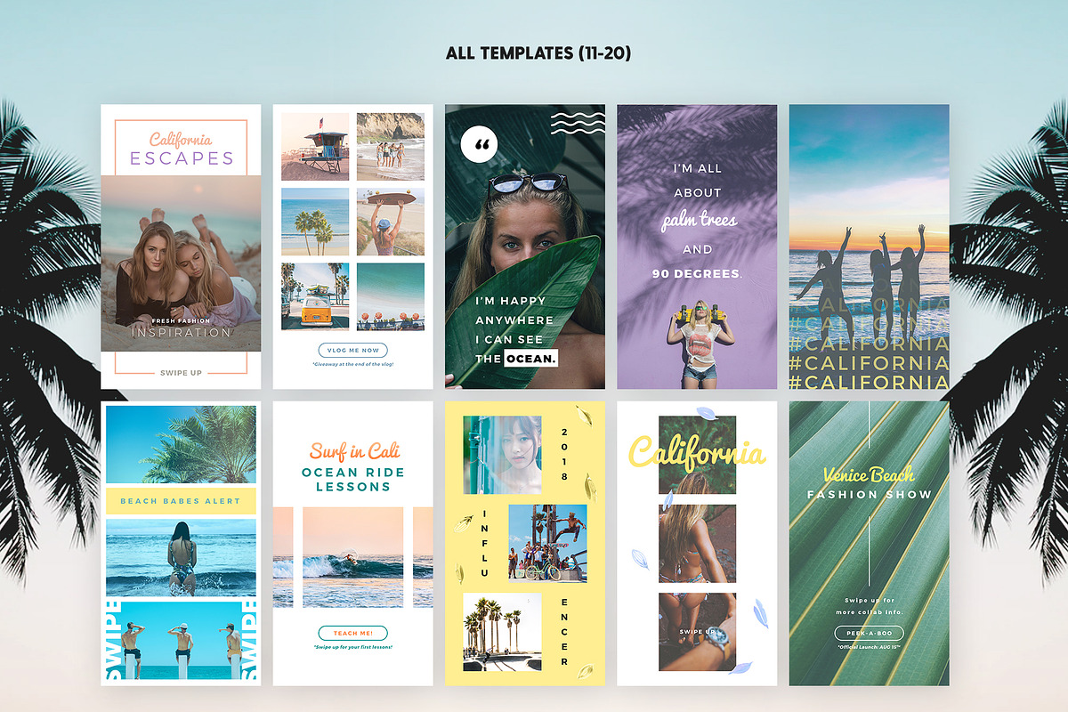 Instagram Stories - California Love, a Social Media Template by The Wedding Shop (Photo 4 of 7)