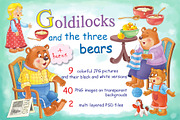 Goldilocks and the three bears, an Animal Illustration by Haso (Thumbnail 1 of 10)
