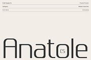 CS Anatole – Modern Futuristic Font, a Sans Serif Font by Craft Supply Co. (Thumbnail 1 of 8)