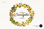 Watercolor Eucalyptus Branches, an Illustration by Mia Digital (Thumbnail 5 of 5)