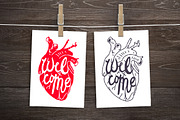 Handdrawn Love Lettering, an Empty State Illustration by chekart (Thumbnail 3 of 5)