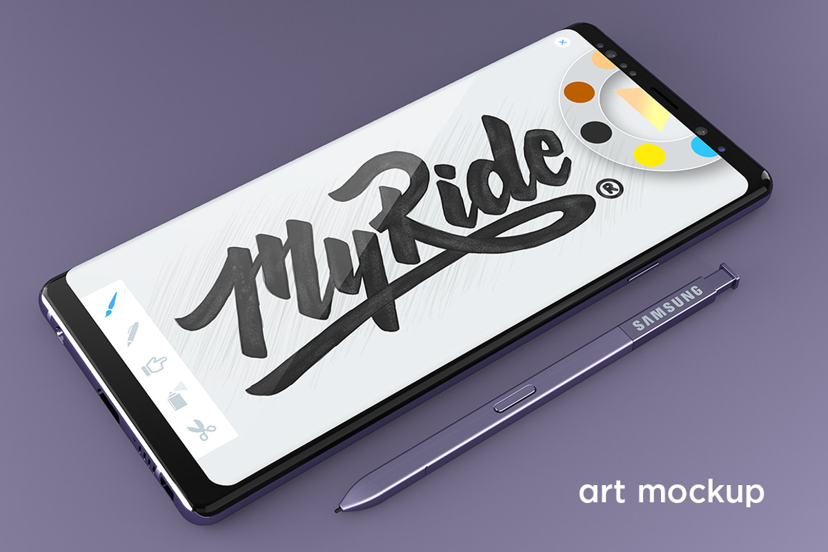 Samsung Galaxy Note 8 Design Mockup, an Android Mockup by illustrated (Photo 5 of 14)