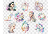 Pastel Princess Watercolor, a Person Illustration by GlamArtZhanna (Thumbnail 5 of 5)