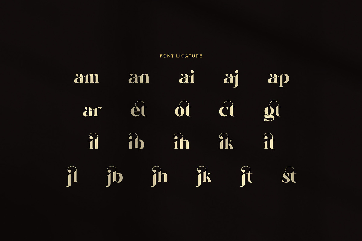 Ranste – Elegant Luxury Serif Font, a Serif Font by Graphicxell (Photo 8 of 8)