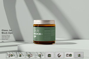 Glass Jar Mockups