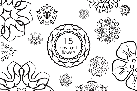 Abstract flowers
