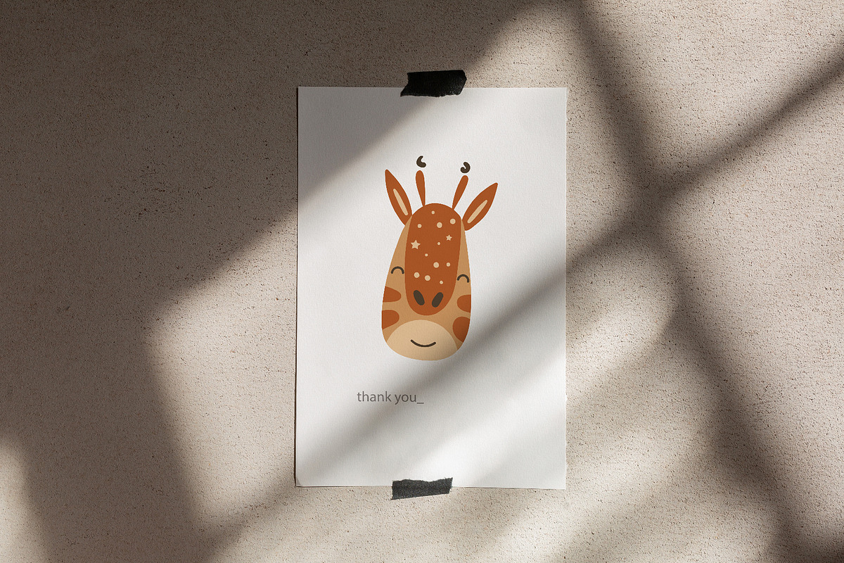 Animal Faces and Boho Rainbow Bundle, an Animal Illustration by DearLetters (Photo 14 of 14)