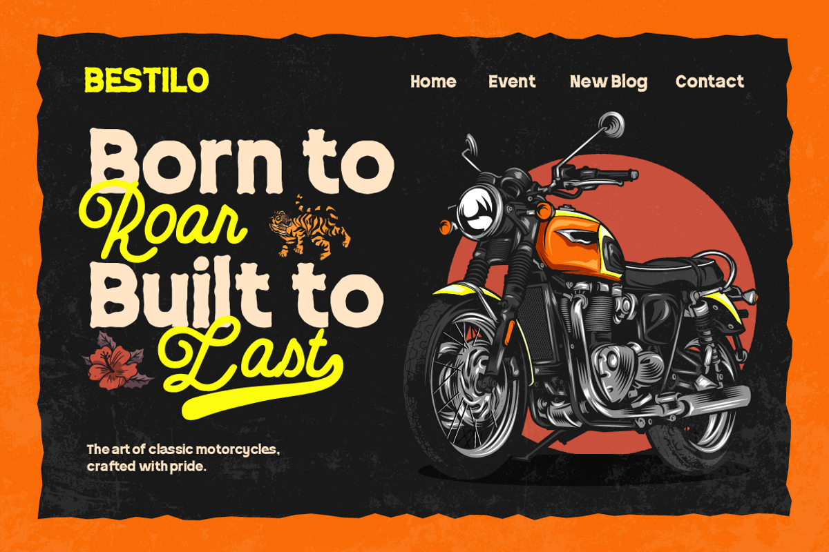 Bestilo Signature, a Sans Serif Font by Artisan Themes (Photo 3 of 12)