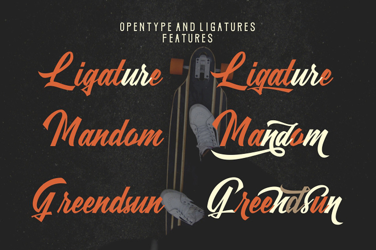 Rushland Script Spirit and Bold FONT preview 5