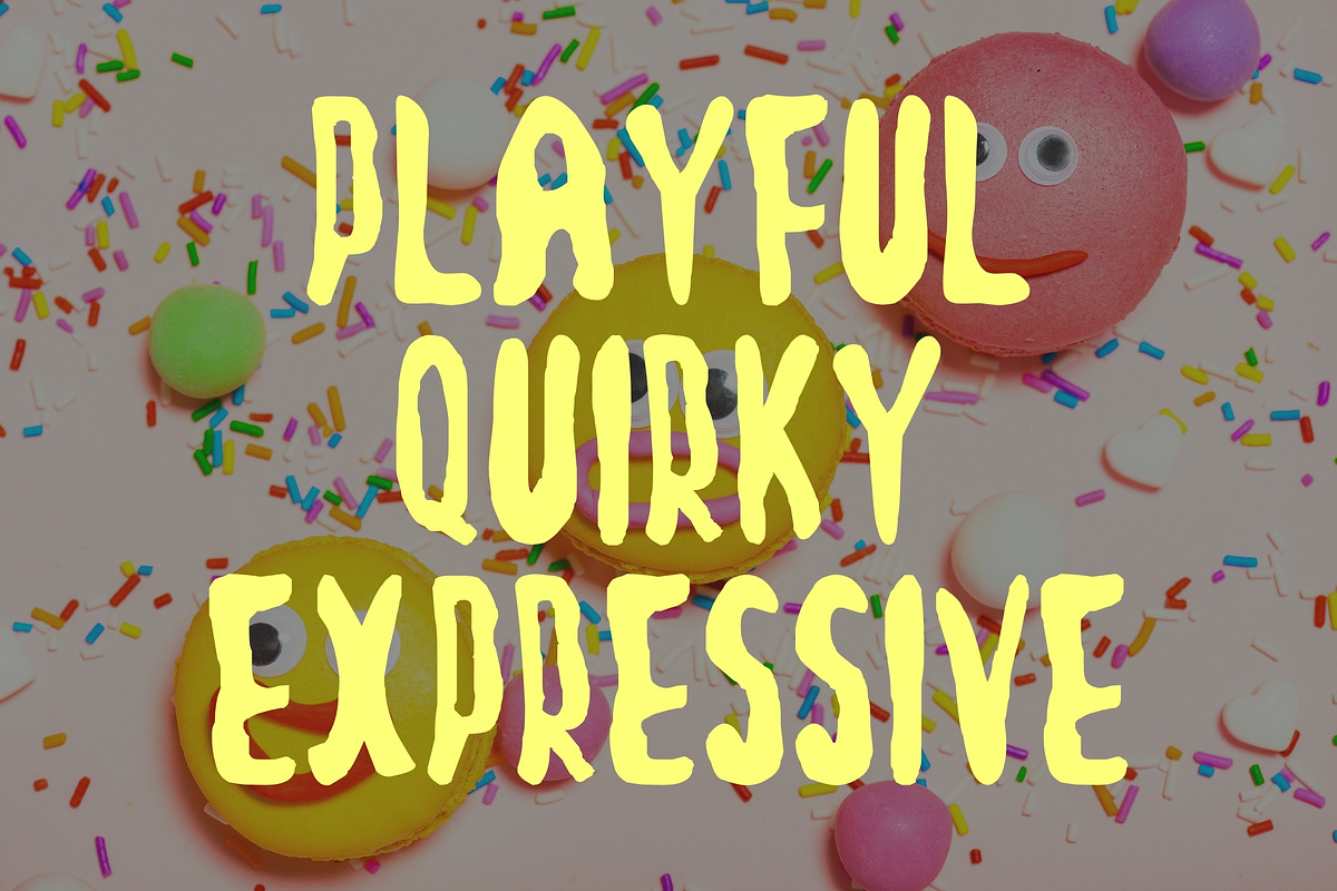 Quirky Daily — Playful Display Font, a Handwritten Font by Claymoon Lab (Photo 11 of 14)