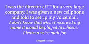 Tangent, a Slab Serif Font by Hoftype (Thumbnail 13 of 14)