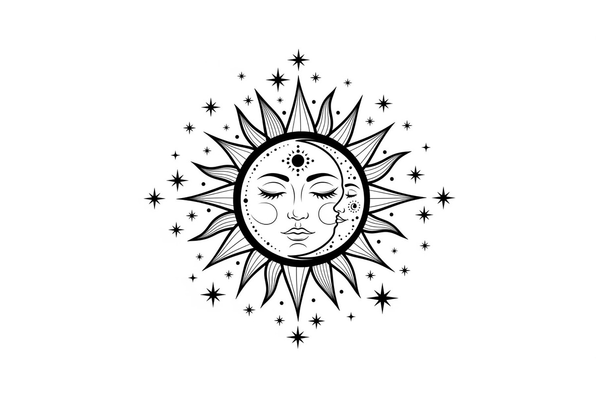 Sun Moon Celestial Mandala Bundle, an Illustration by Gaye Art (Photo 16 of 31)