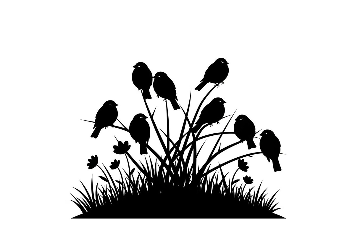 50 Garden Frame Silhouette Bundle, an Illustration by musafir_fashion (Photo 20 of 51)