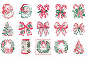 Christmas Line Art Png Bundle, an Illustration by SinaCreation (Thumbnail 2 of 7)