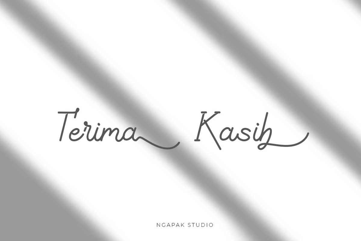 Affriel | Simple Elegant Font, a Script Font by Ngapak Studio (Photo 9 of 9)