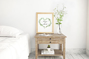 Valentine's Day Greenery Wreath, an Illustration by DailyMiracleDigitals,LLC (Thumbnail 2 of 6)