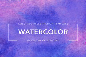 Watercolor Keynote Template